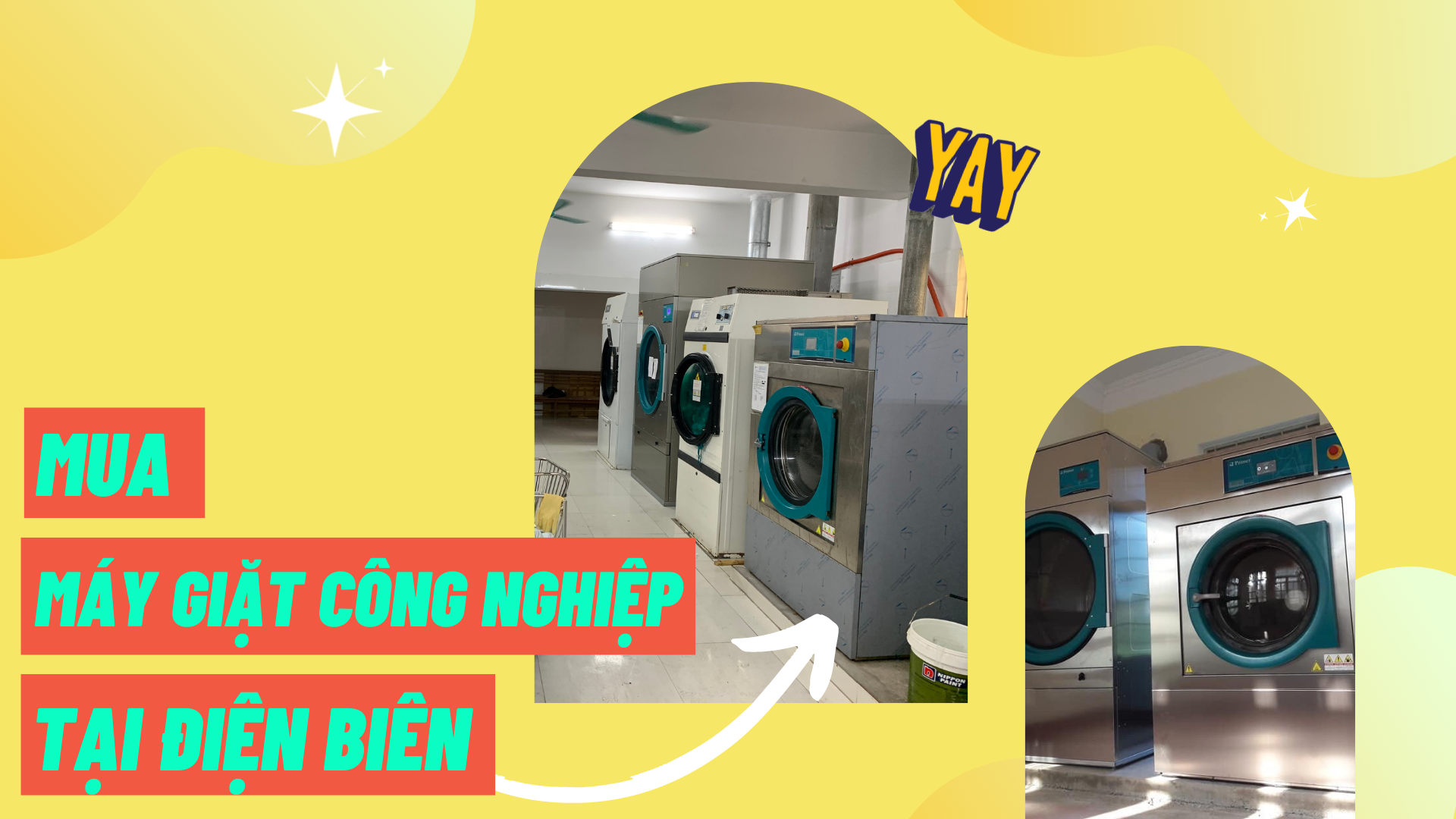 Địa chỉ uy tín cung cấp máy giặt công nghiệp tại Điện Biên