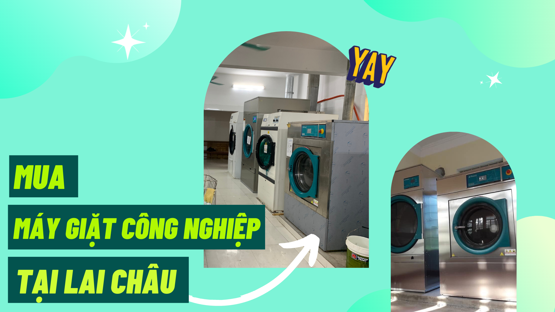 Địa chỉ uy tín cung cấp máy giặt công nghiệp tại Lai Châu