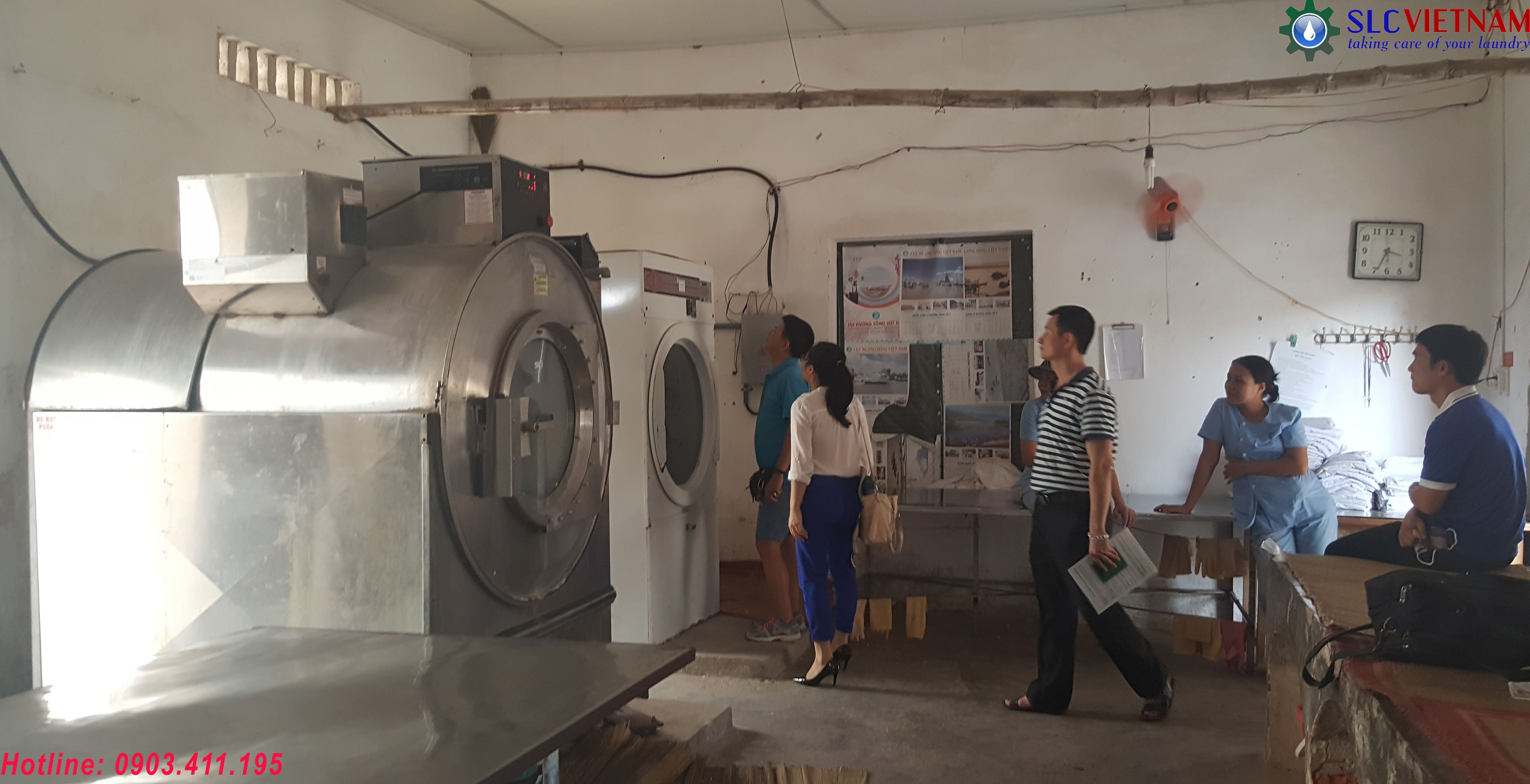Cung cấp lắp đặt thiết bị giặt là cho Bệnh viện Quân y 91 Thái Nguyên